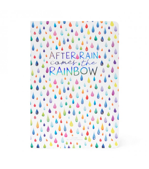 ΣΗΜΕΙΩΜΑΤΑΡΙΟ LEGAMI A5 ΜΕ ΓΡΑΜΜΕΣ - QUADERNO MEDIUM LINED - AFTER RAIN  COME THE RAINBOW A5NOT0040